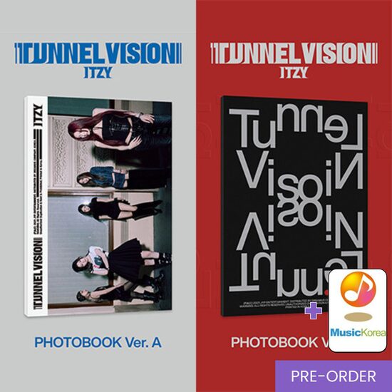 {PRE-ORDER} ITZY - 11th Mini Album [TUNNEL VISION] (Photobook Ver.) + MusicKorea Photocard
